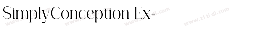 SimplyConception Ex字体转换
